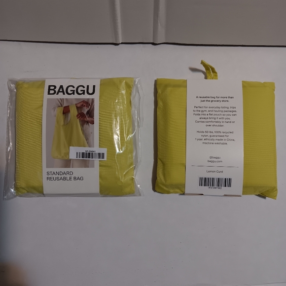 NWT 2 Baggu standard size reusable shopping bags - Picture 3 of 3